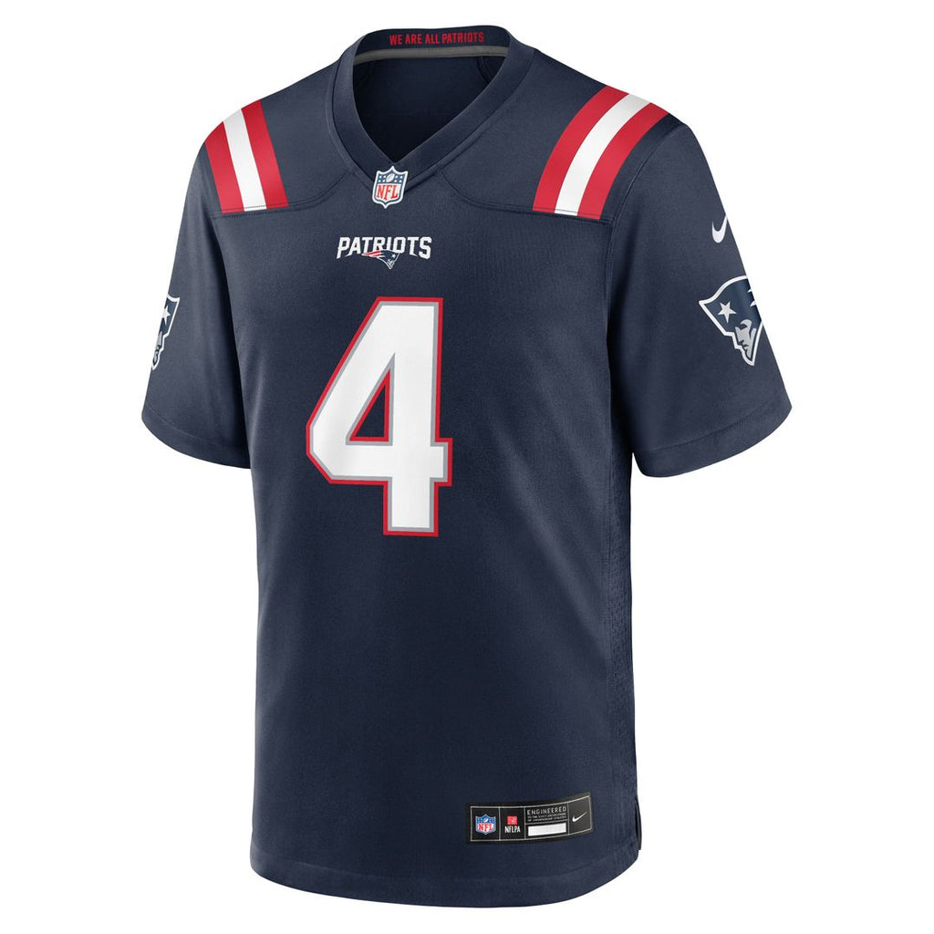 New England Patriots Craig Woodson Navy Team Game Jersey product image 4, provided for visual reference and product detail