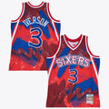 Allen Iverson Philadelphia 76ers 1996 Hyper Hoops Swingman Jersey - Scarlet product image 1, provided for visual reference
