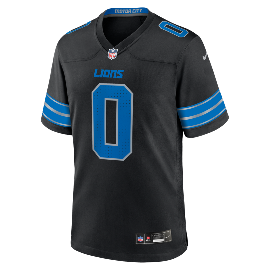 Detroit Lions Jahmyr Gibbs White Game Player Jersey product image 12, provided for visual reference and product detail review