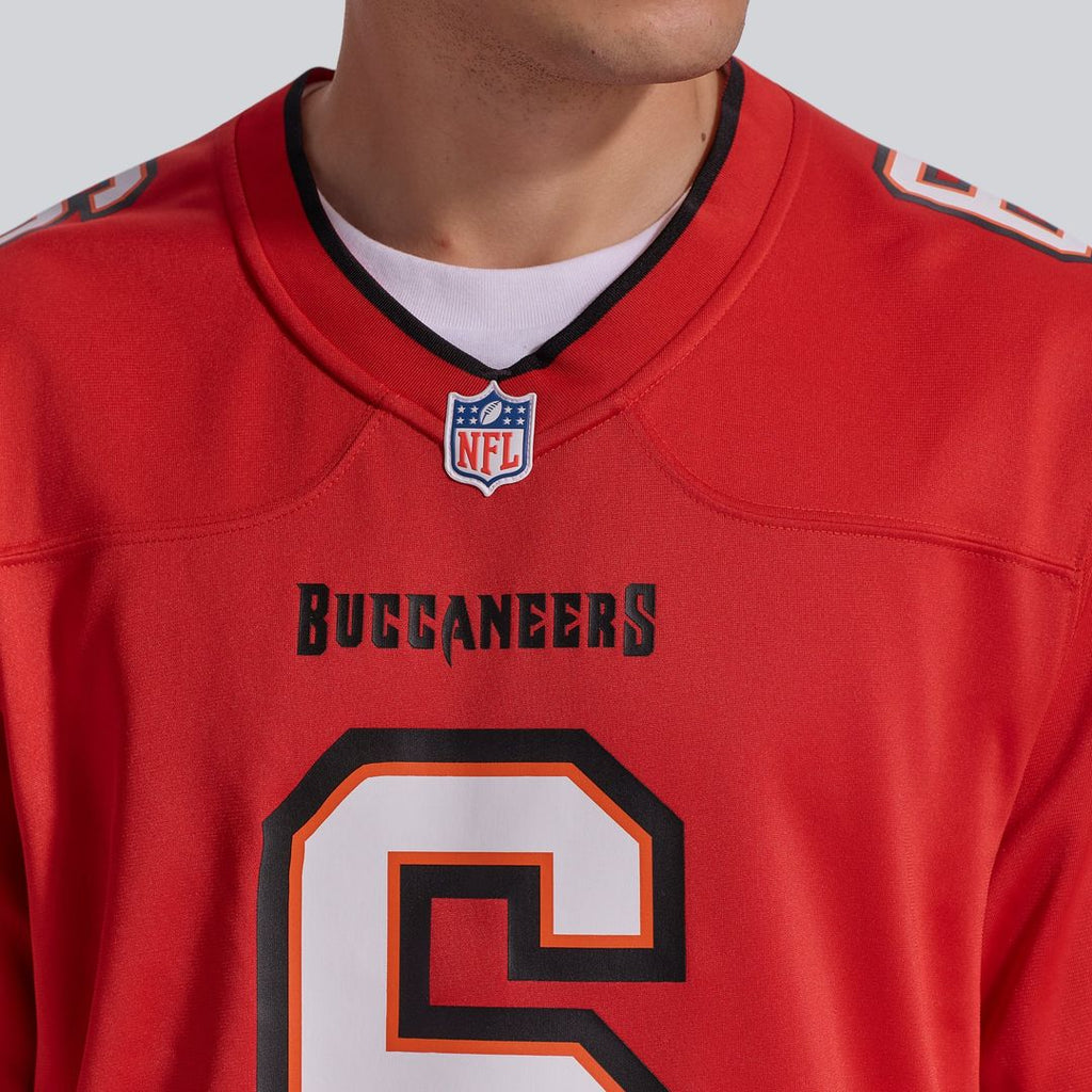 Tampa Bay Buccaneers Baker Mayfield Orange Throwback Game Jersey product image 20, provided for visual reference and product