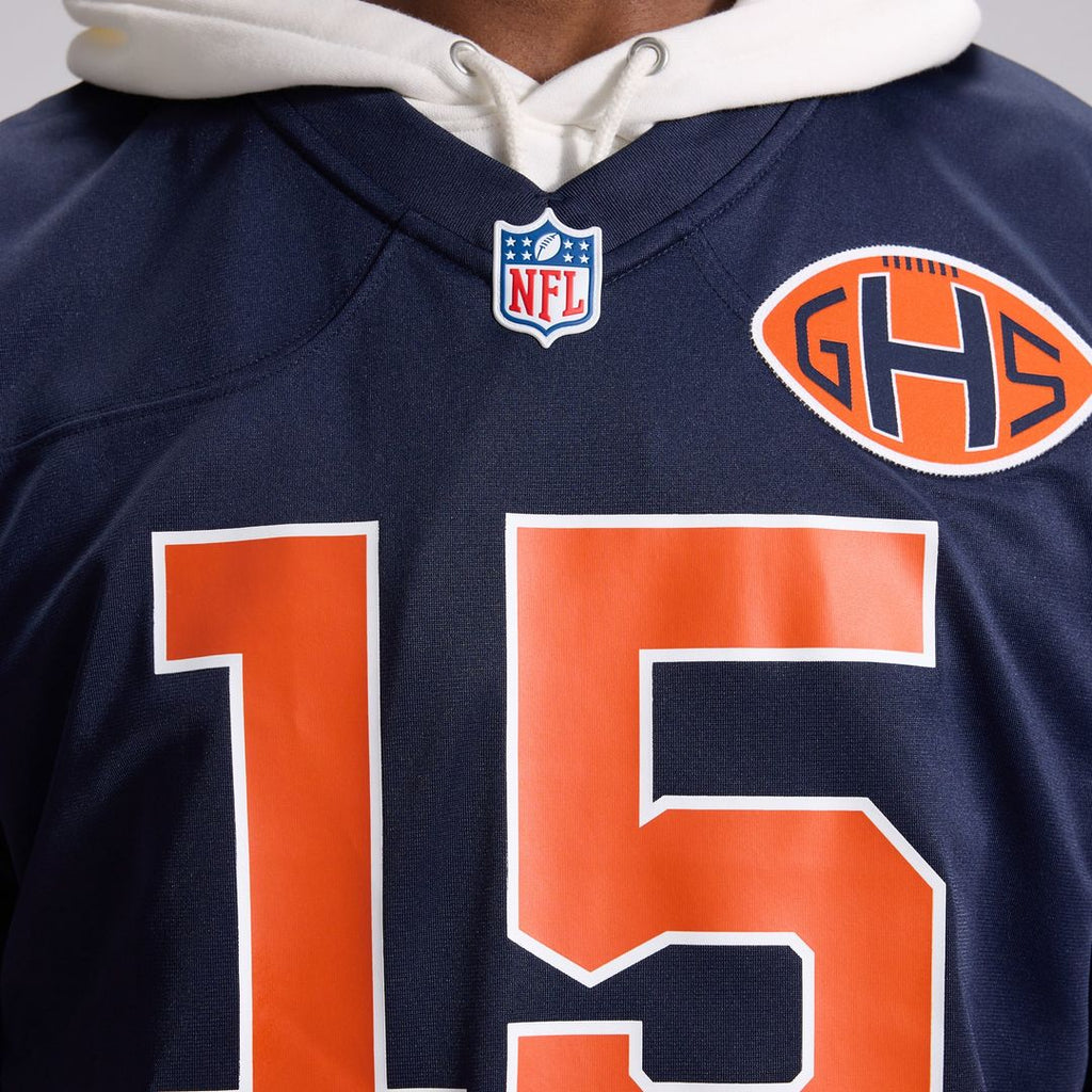 Chicago Bears Rome Odunze Navy 2026 Rivalries Collection Game Jersey product image 10, provided for visual reference and