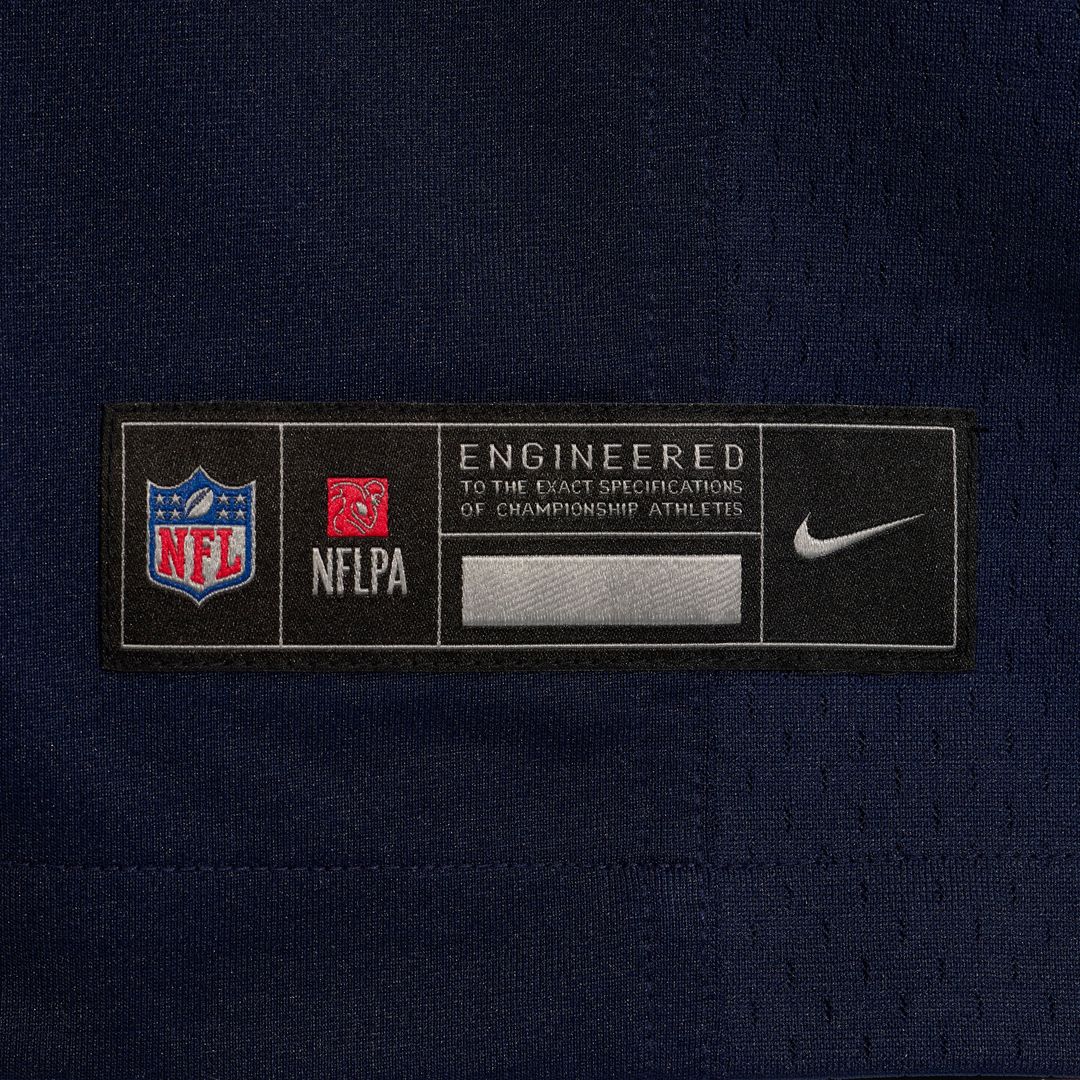 Dallas Cowboys Caleb Downs Navy Team Game Jersey product image 16, provided for visual reference and product detail review