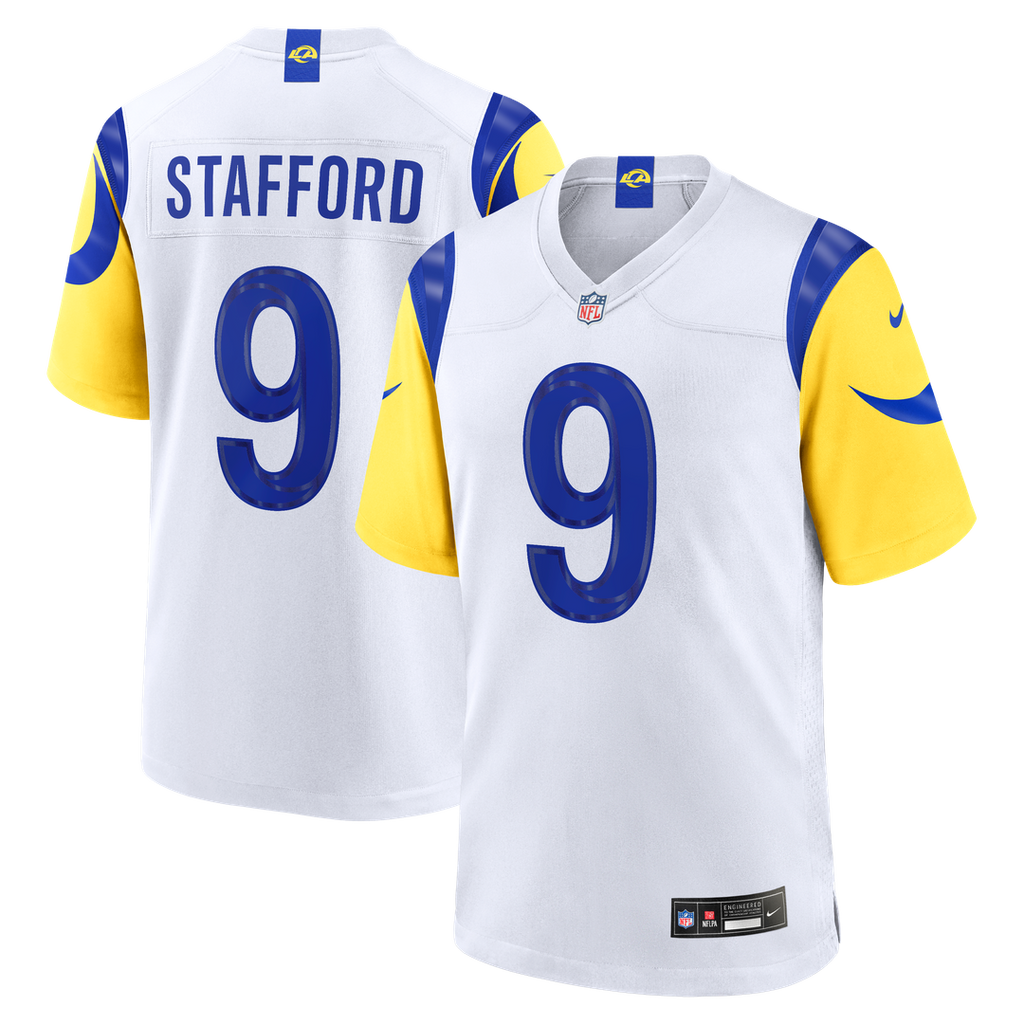 Los Angeles Rams Matthew Stafford Royal Team Game Player Jersey product image 15, provided for visual reference and product