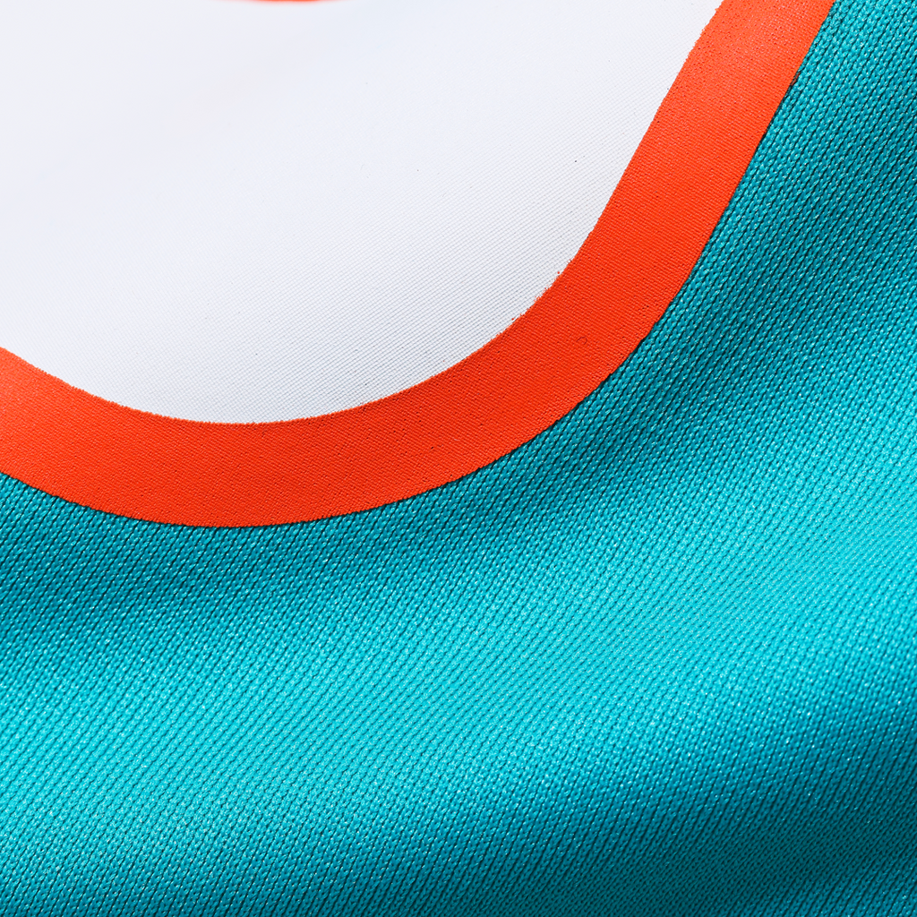 Miami Dolphins Kenneth Grant Aqua Team Game Jersey product image 5, provided for visual reference and product detail review