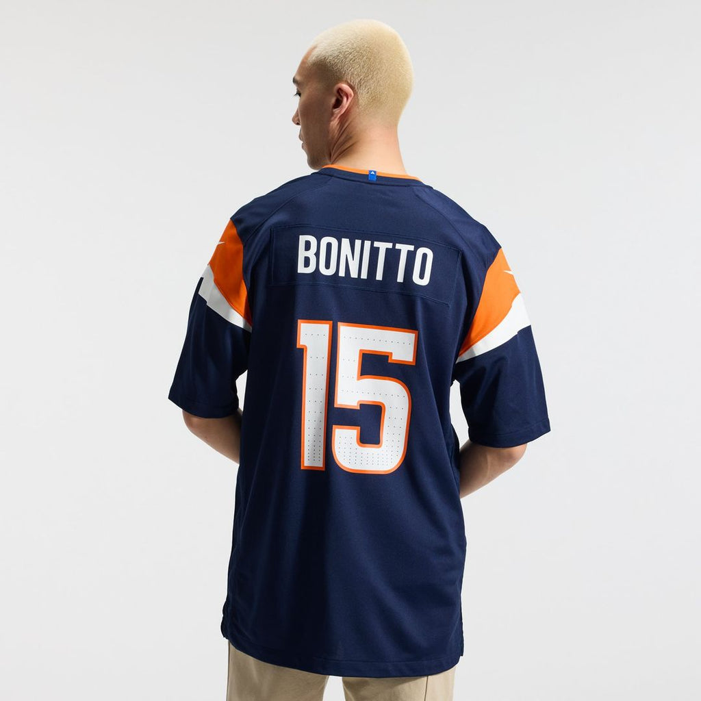 Denver Broncos Nik Bonitto Orange Team Game Jersey product image 19, provided for visual reference and product detail review