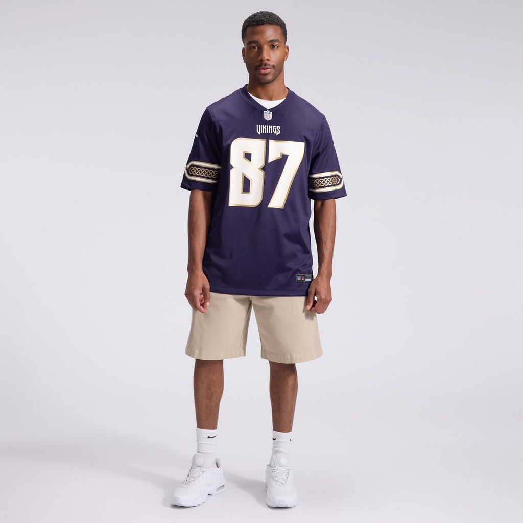 Minnesota Vikings T.J. Hockenson Purple 2026 Rivalries Collection Game Jersey product image 4, provided for visual reference