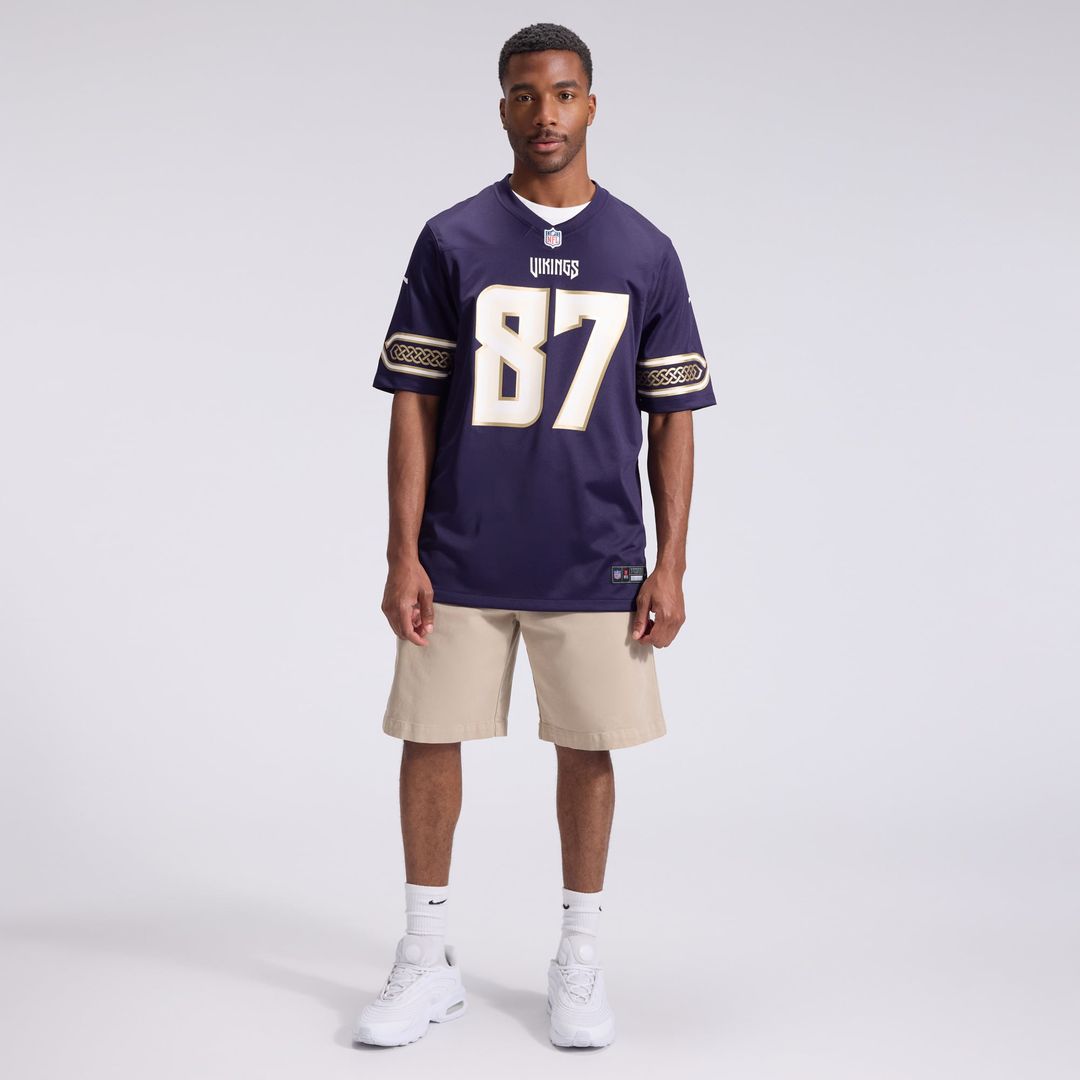 Minnesota Vikings T.J. Hockenson Purple 2026 Rivalries Collection Game Jersey product image 4, provided for visual reference