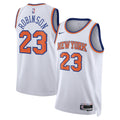 Mitchell Robinson New York Knicks Association Edition Swingman Jersey - White - Unisex product image 1, provided for visual