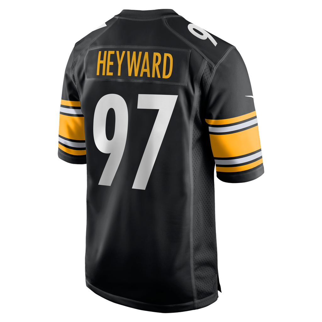 Pittsburgh Steelers Cameron Heyward Black Game Jersey product image 11, provided for visual reference and product detail