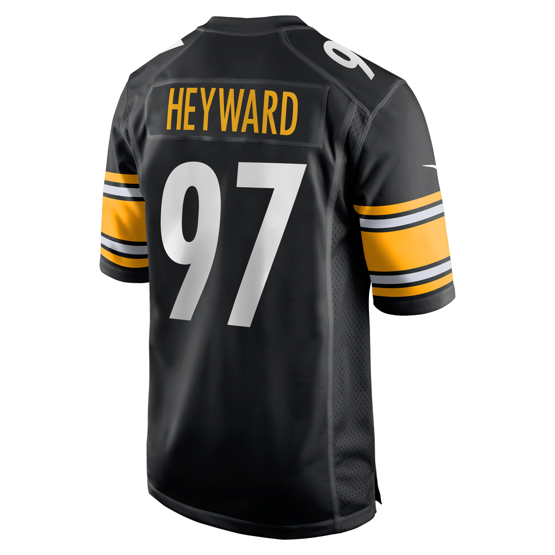 Pittsburgh Steelers Cameron Heyward Black Game Jersey product image 11, provided for visual reference and product detail
