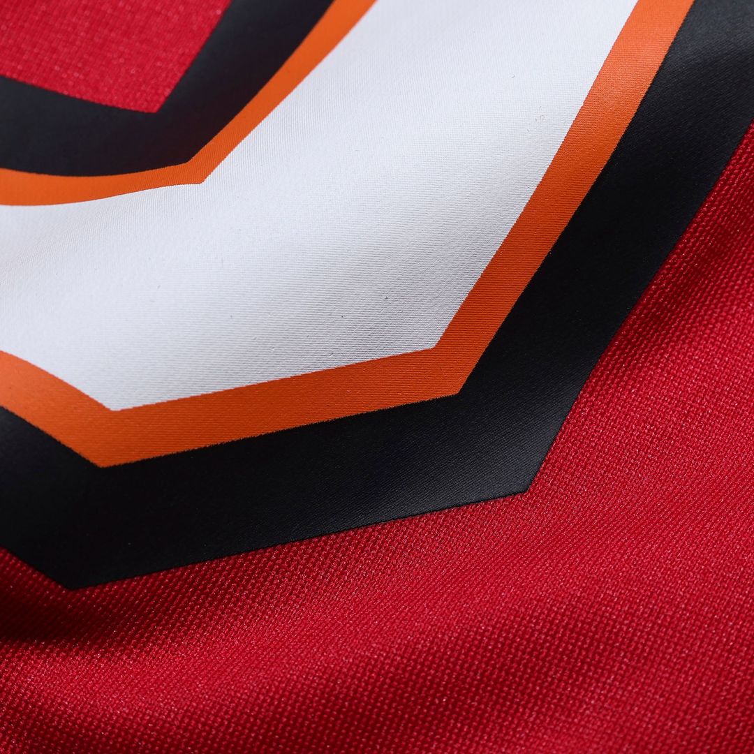 Tampa Bay Buccaneers Rashad Wisdom Red Team Game Jersey product image 5, provided for visual reference and product detail