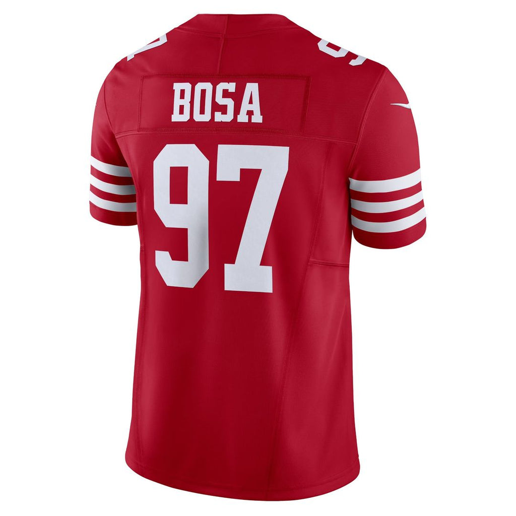 San Francisco 49ers Nick Bosa Scarlet Vapor F.U.S.E. Limited Jersey product image 3, provided for visual reference and