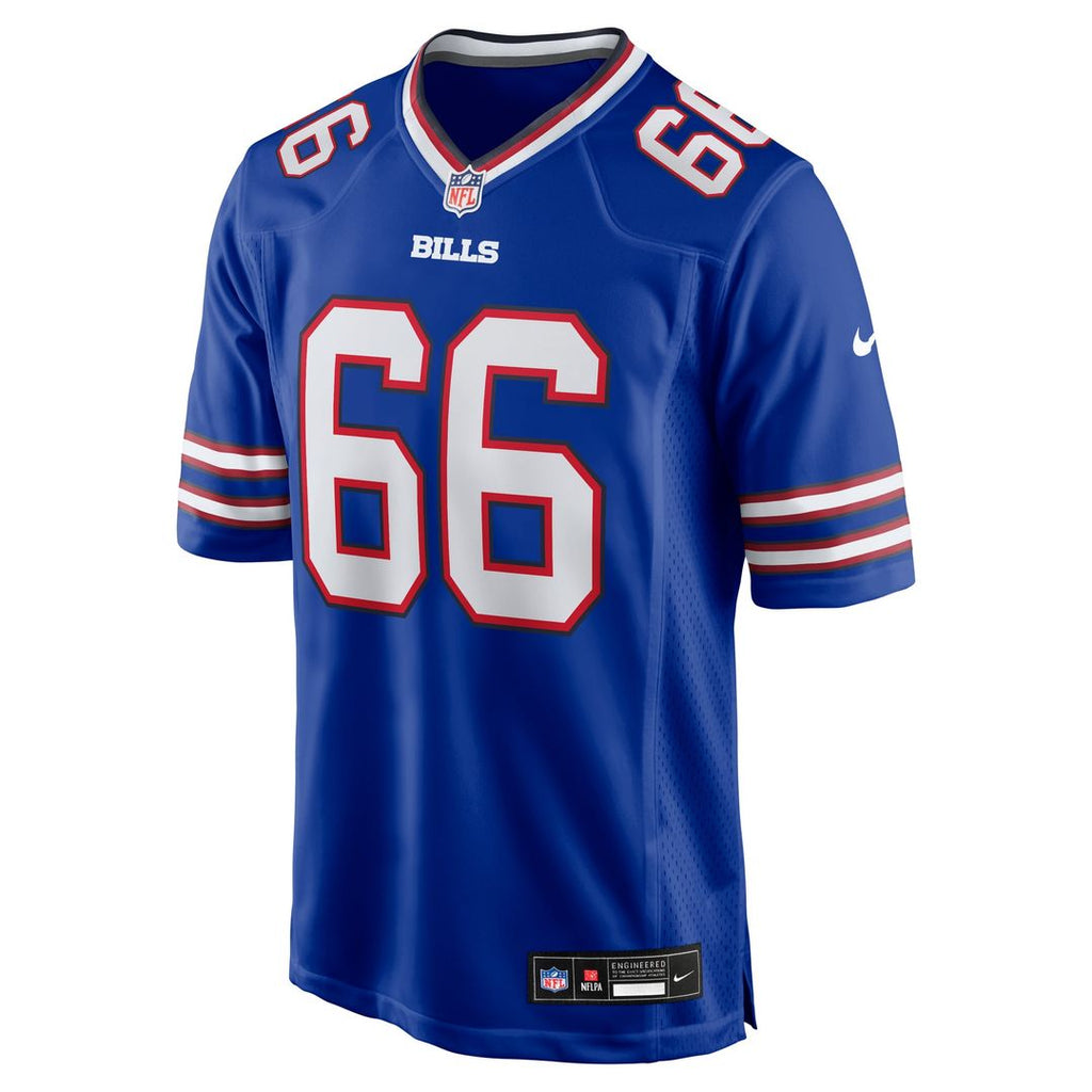 Buffalo Bills Connor McGovern Royal Game Player Jersey product image 2, provided for visual reference and product detail