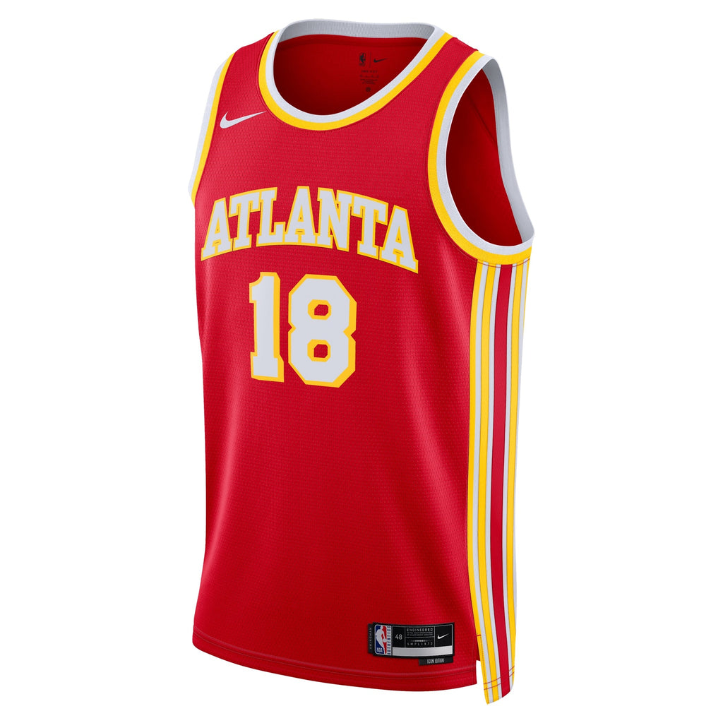 Atlanta Hawks Nike Icon Edition Swingman Jersey - Red product image 3