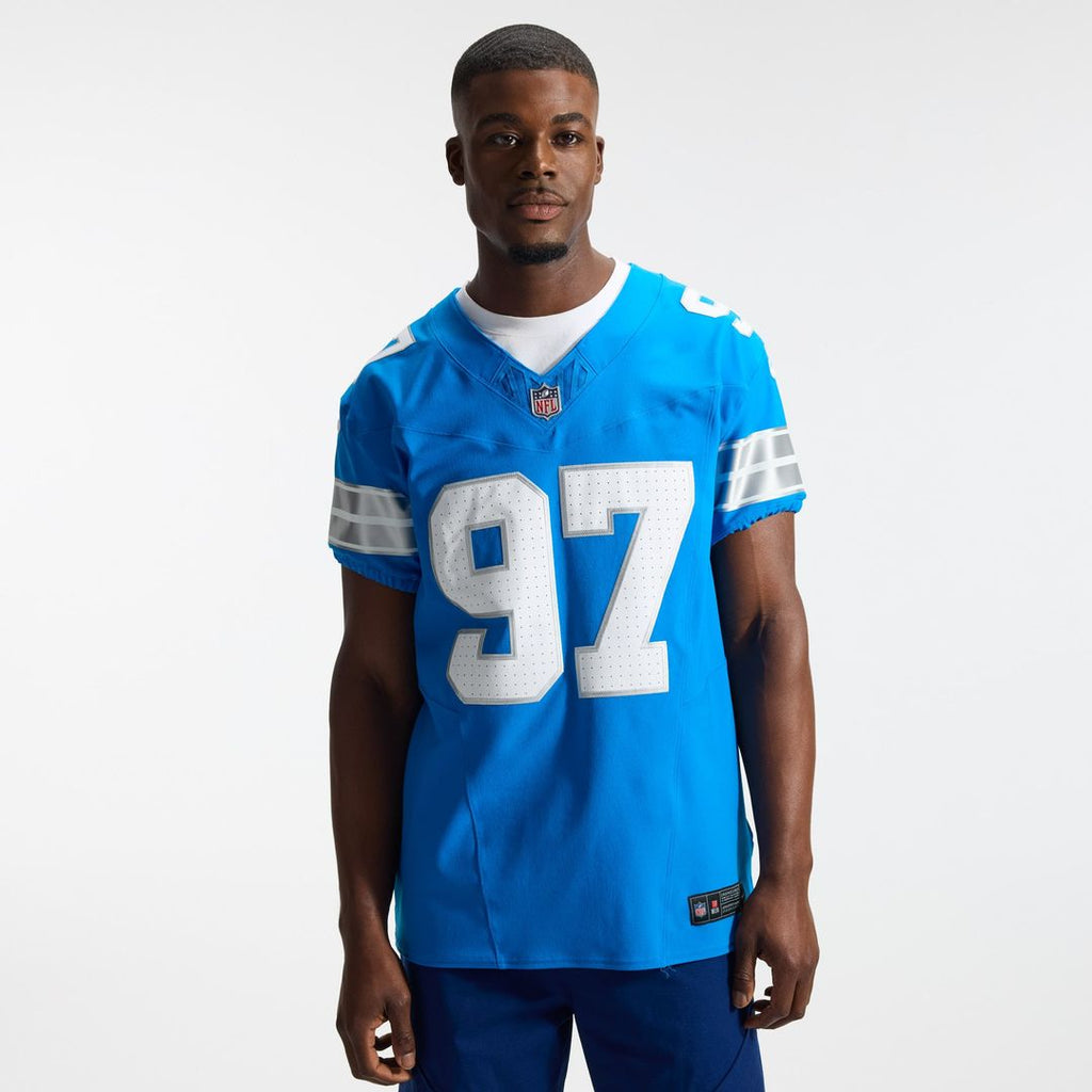 Detroit Lions Aidan Hutchinson Black Alternate Vapor F.U.S.E. Elite Jersey product image 22, provided for visual reference