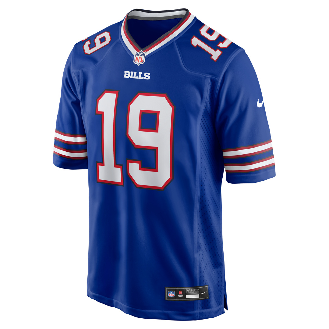 Buffalo Bills Greg Dortch Royal Team Game Jersey product image 4, provided for visual reference and product detail review