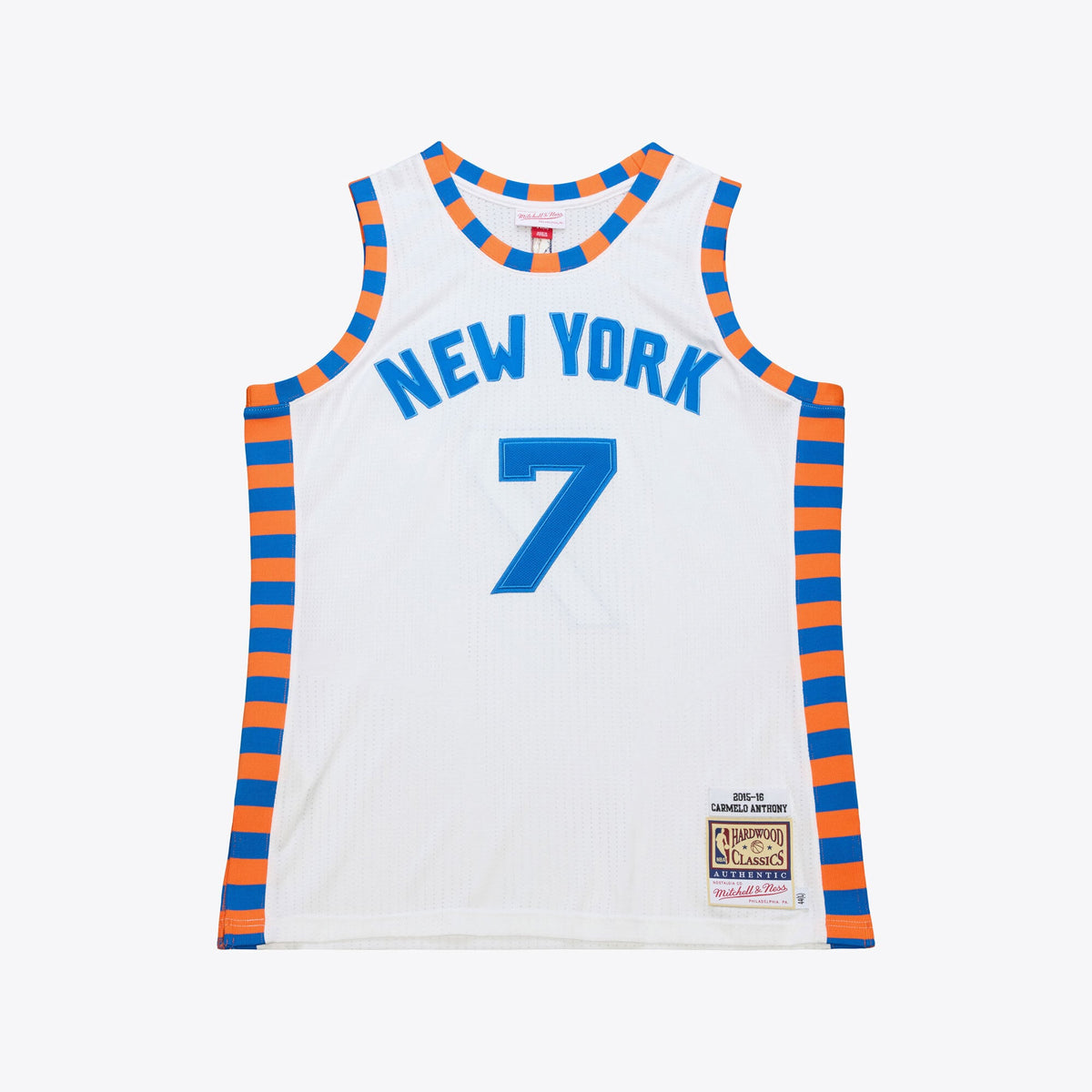 Carmelo Anthony New York Knicks 2015-16 Hardwood Classics Authentic Jersey - Mens product image 2, provided for visual