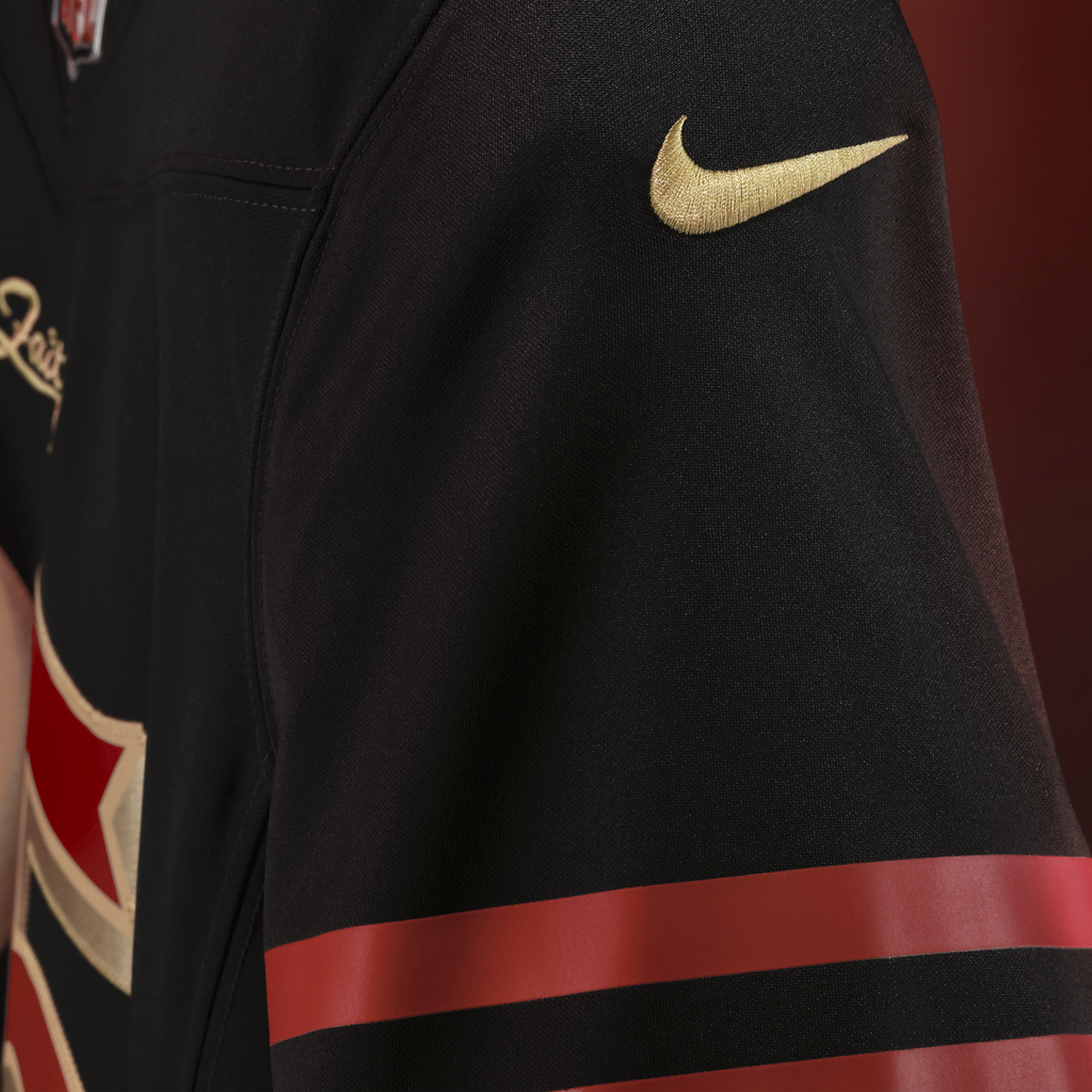 San Francisco 49ers The Faithful Black Rivalries Collection Stitched Limited Jersey product image 12, provided for visual