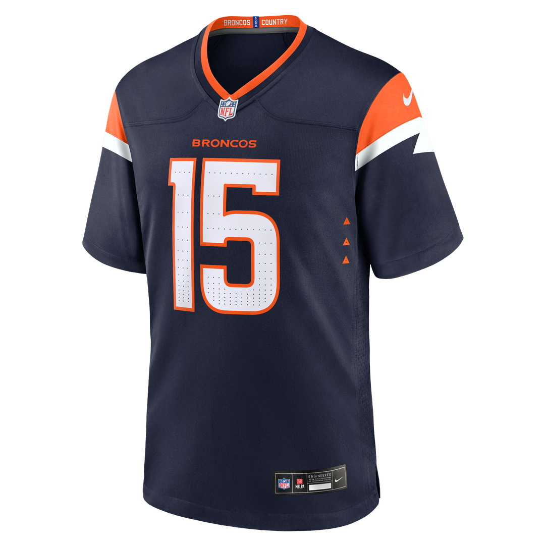 Denver Broncos Nik Bonitto Orange Team Game Jersey product image 22, provided for visual reference and product detail review