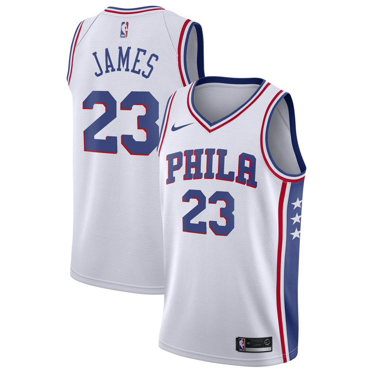 Philadelphia 76ers Nike Association Edition Swingman Jersey product image 1