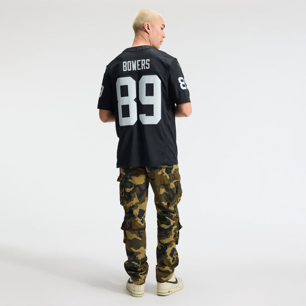 Las Vegas Raiders Brock Bowers White Vapor F.U.S.E. Stitched Limited Jersey product image 11, provided for visual reference