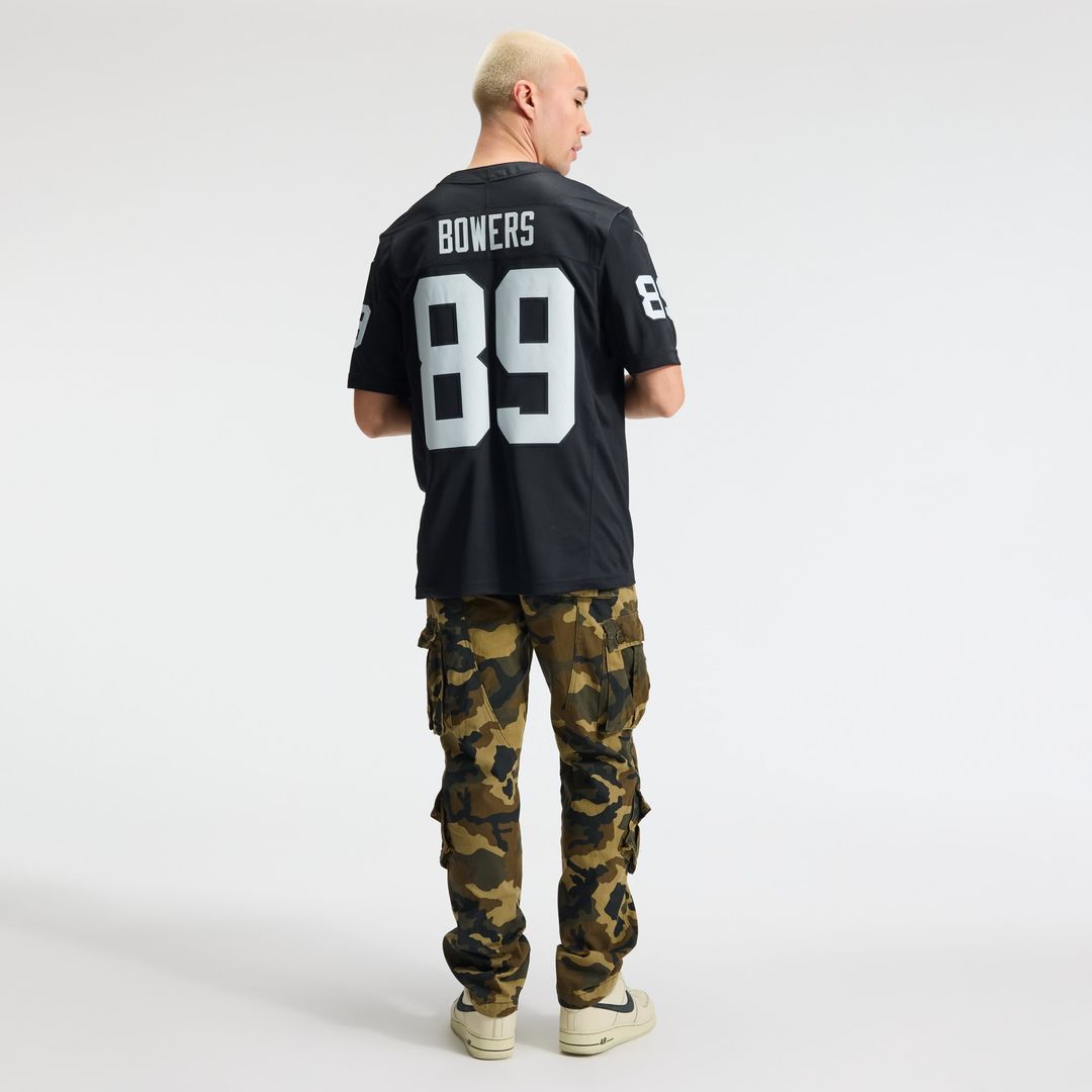 Las Vegas Raiders Brock Bowers White Vapor F.U.S.E. Stitched Limited Jersey product image 11, provided for visual reference