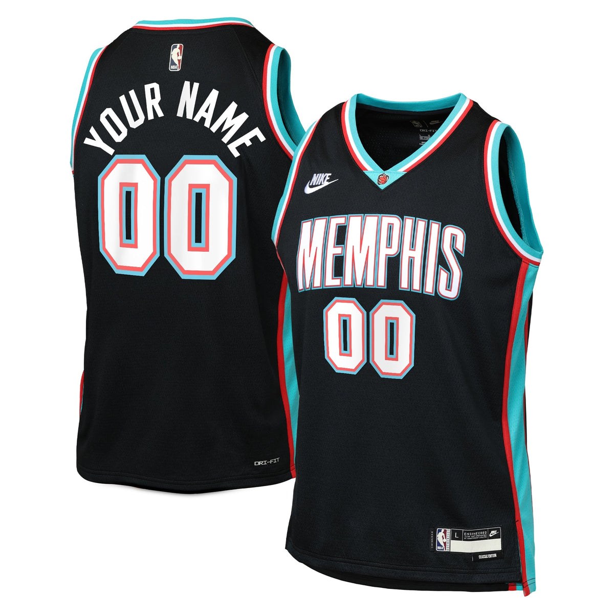 Memphis Grizzlies Classic Edition Jersey - Youth product image 2, provided for visual reference and product detail review