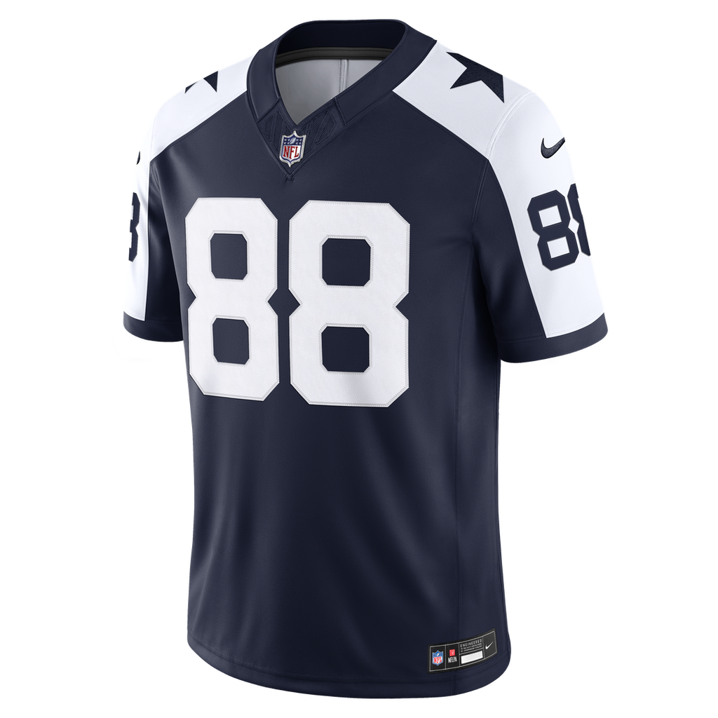 Dallas Cowboys CeeDee Lamb White Vapor F.U.S.E. Stitched Limited Jersey product image 8, provided for visual reference and