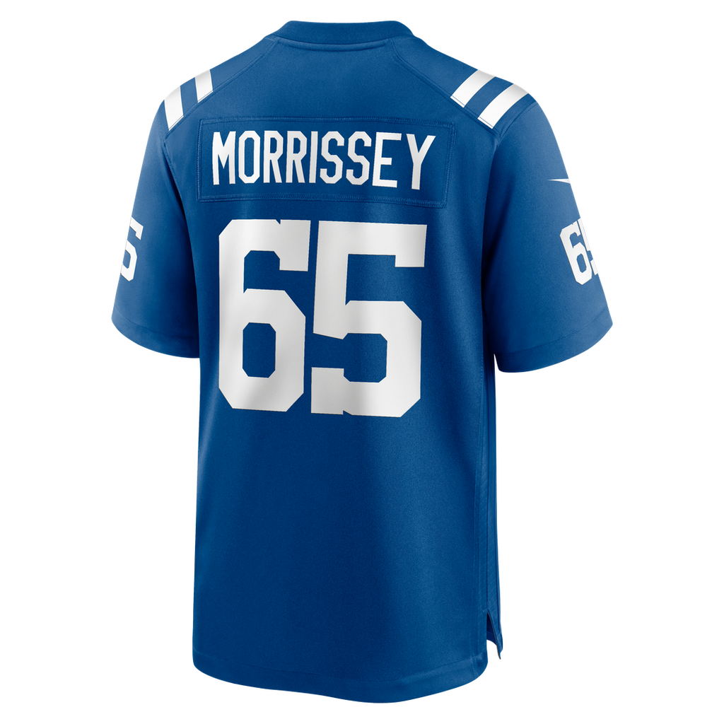 Indianapolis Colts Jimmy Morrissey Royal Team Game Jersey product image 3, provided for visual reference and product detail
