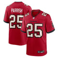 Tampa Bay Buccaneers Jacob Parrish Red Team Game Jersey product image 1, provided for visual reference and product detail