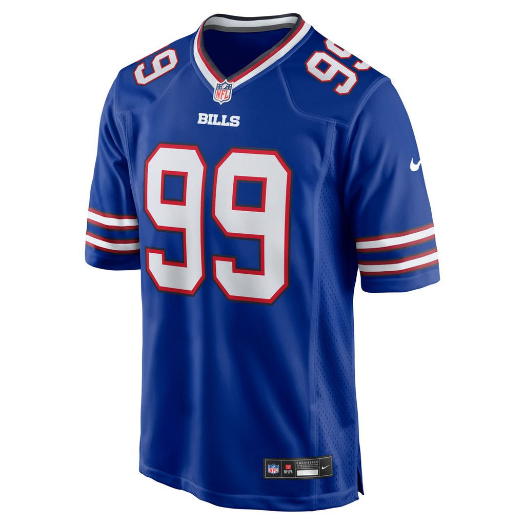 Buffalo Bills T.J. Parker Royal Game Jersey product image 2, provided for visual reference and product detail review