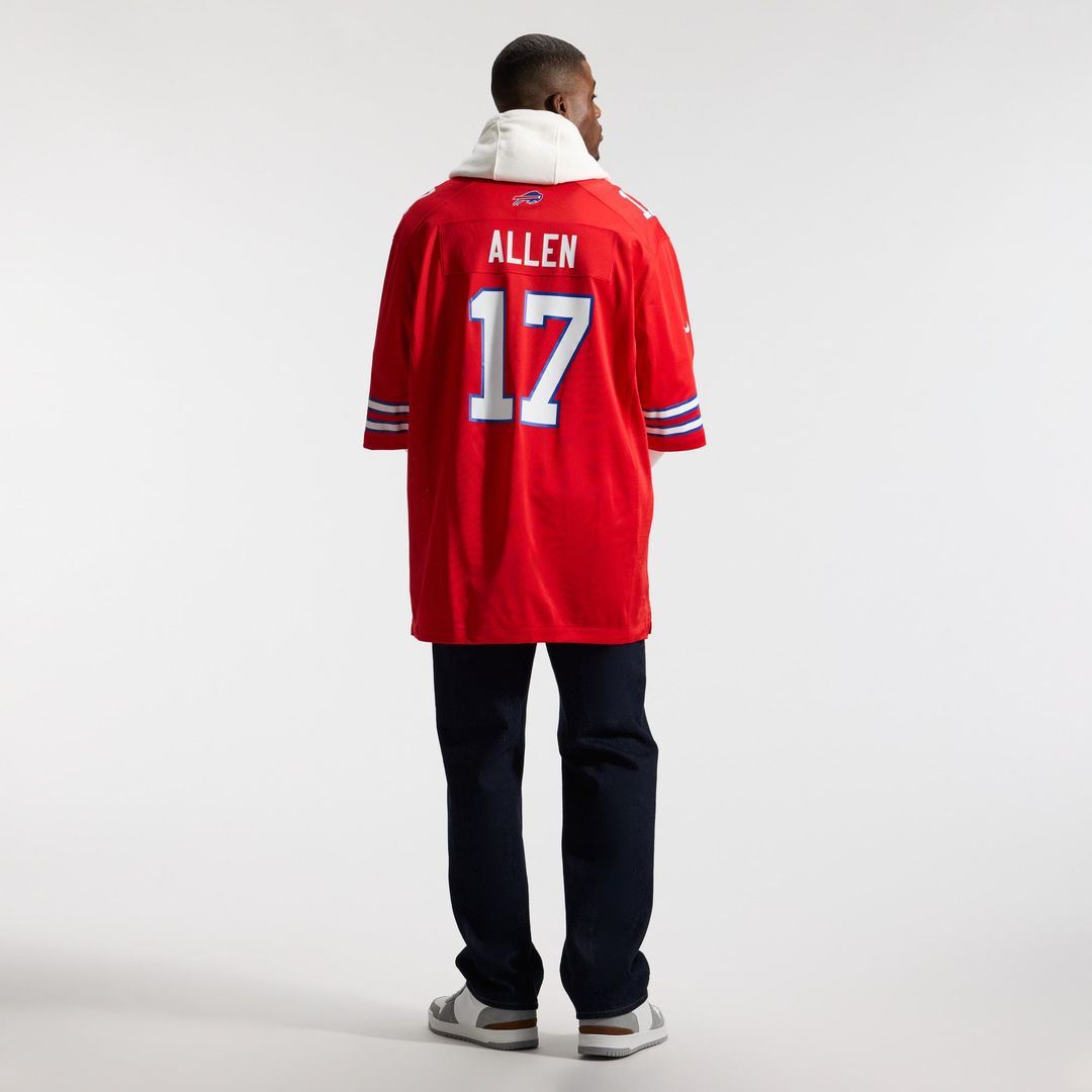 Buffalo Bills Josh Allen Gray Nickel City Game Jersey product image 22, provided for visual reference and product detail
