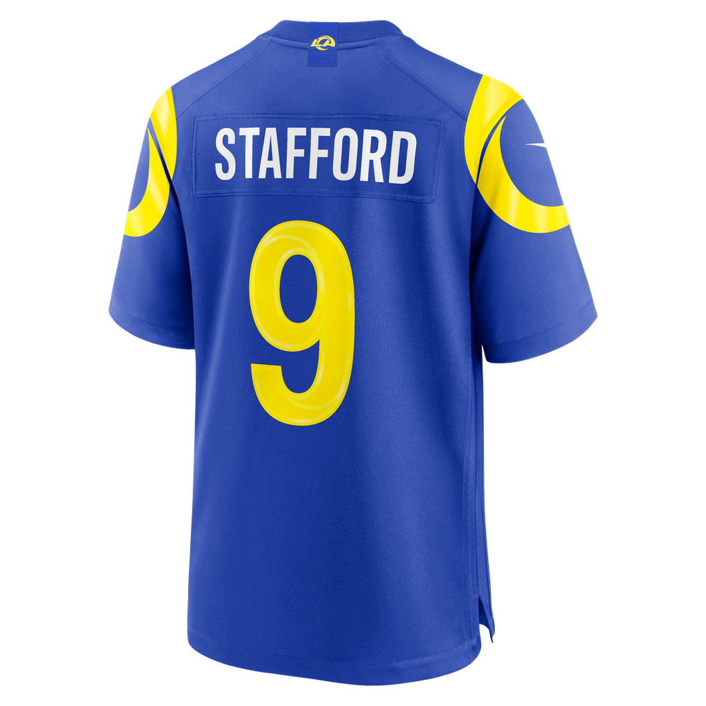 Los Angeles Rams Matthew Stafford Royal Team Game Player Jersey product image 3, provided for visual reference and product