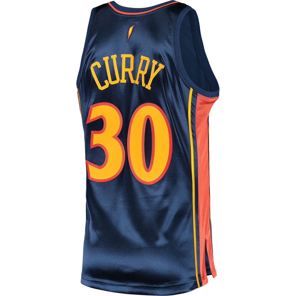 Men's Mitchell & Ness Stephen Curry Navy Golden State product image 4