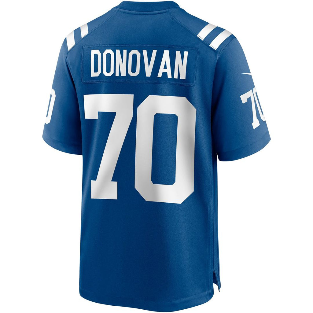 Indianapolis Colts Art Donovan Royal Game Retired Player Jersey product image 3, provided for visual reference and product