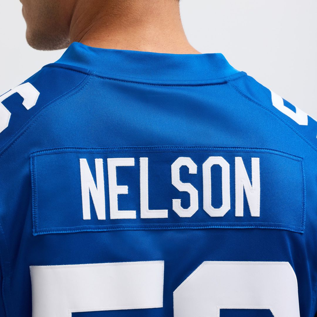 Indianapolis Colts Quenton Nelson Royal Alternate Vapor Limited Jersey product image 8, provided for visual reference and
