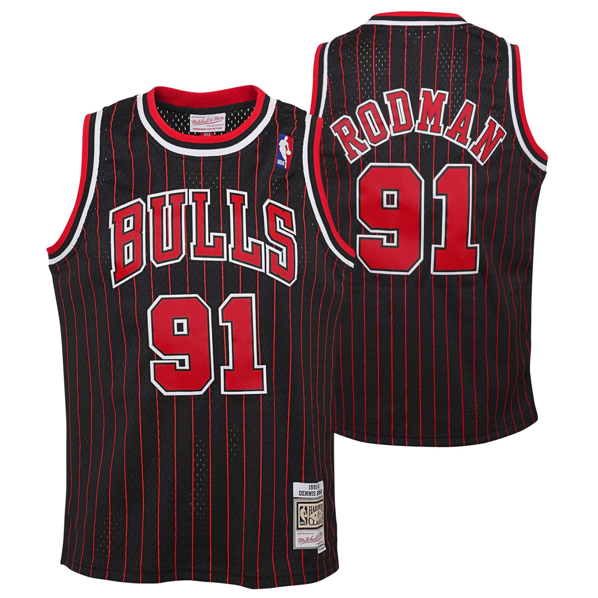 Hardwood Classic Chicago Bulls Alternate Jersey - Youth product image 1, provided for visual reference and product detail