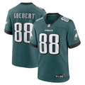 Philadelphia Eagles Dallas Goedert Midnight Green Team Game Jersey product image 1, provided for visual reference and
