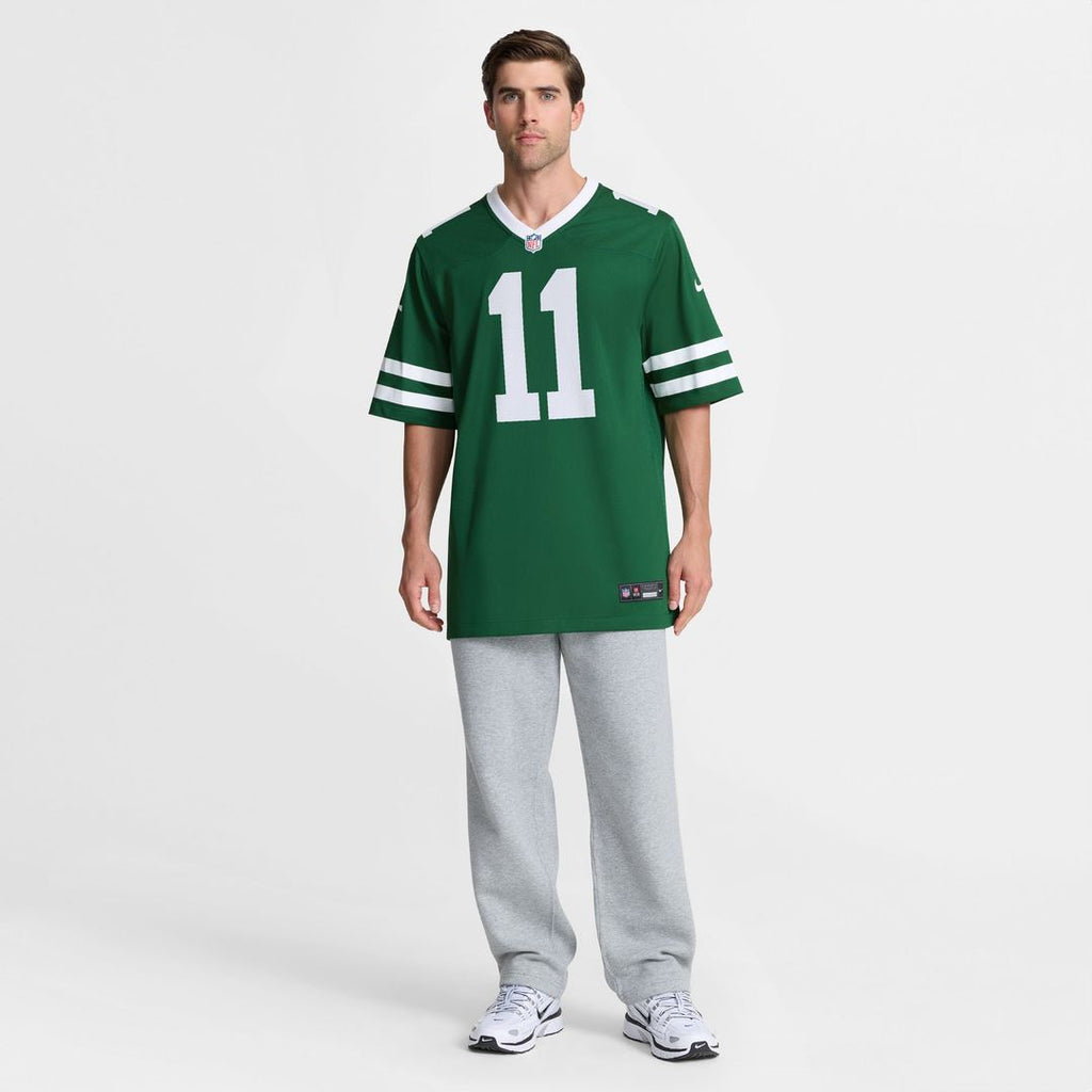 New York Jets Omar Cooper Jr. Green Team Game Jersey product image 2, provided for visual reference and product detail review