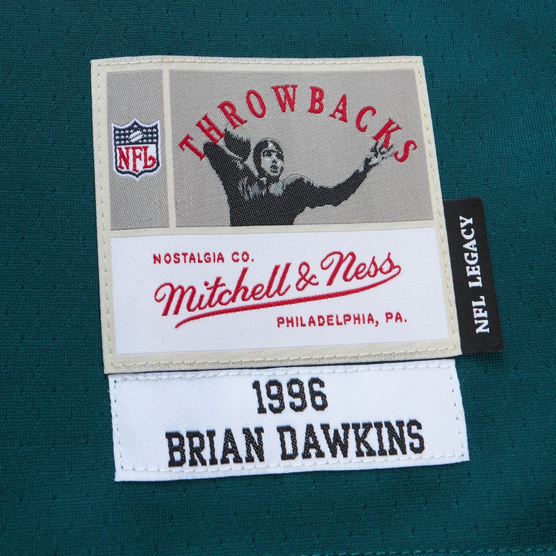 Philadelphia Eagles Brian Dawkins Black Legacy Replica Jersey product image 17, provided for visual reference and product