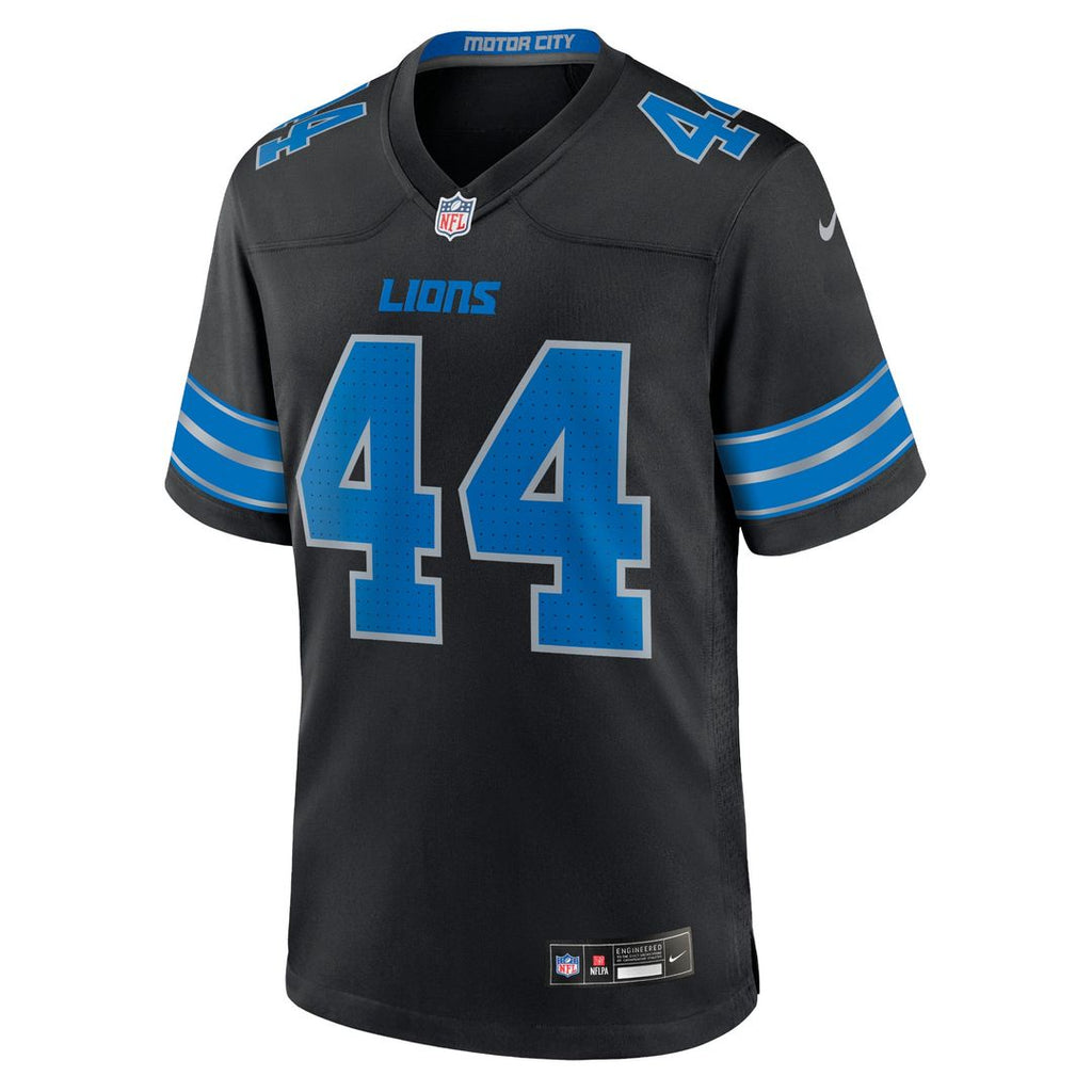 Detroit Lions Malcolm Rodriguez Black 2nd Alternate Game Jersey product image 8, provided for visual reference and product