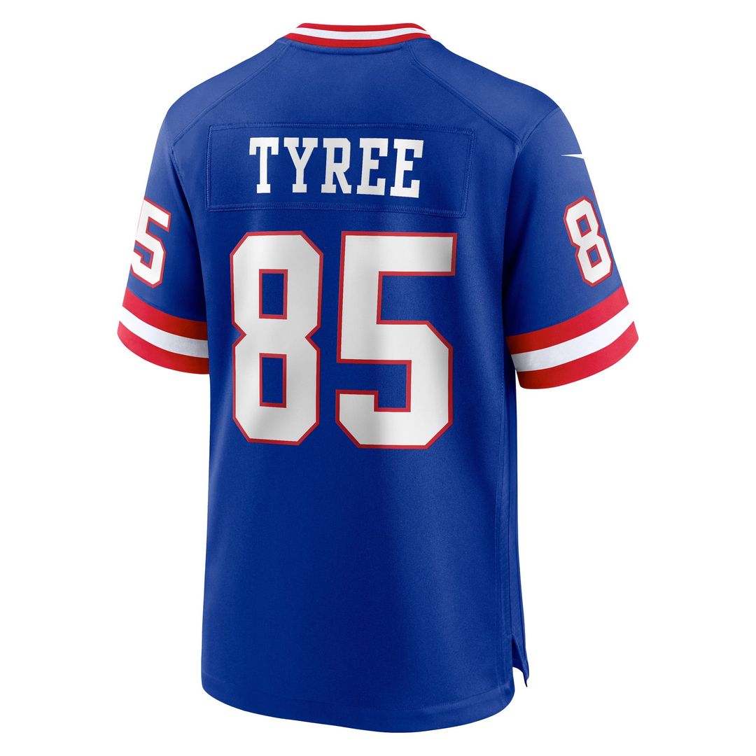 New York Giants David Tyree Royal Retired Player Alternate Game Jersey product image 3, provided for visual reference and