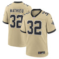 New Orleans Saints Tyrann Mathieu Gold Gameday Golds Alternate Game Player Jersey product image 1, provided for visual