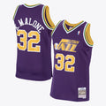 Utah Jazz Karl Malone 1991 Hardwood Classics Road Swingman Basketball Jersey by - Purple product image 1, provided for