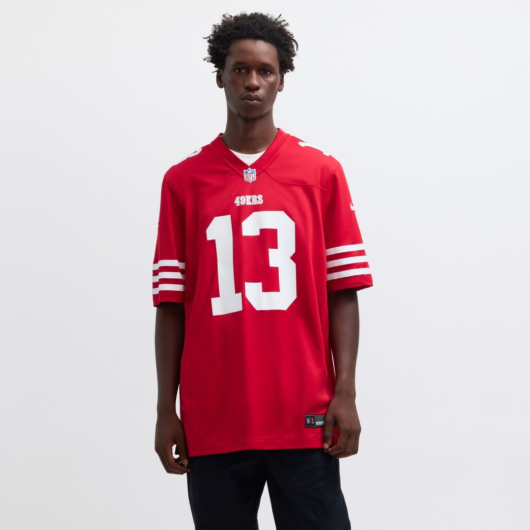 San Francisco 49ers Brock Purdy Scarlet Game Player Jersey product image 14, provided for visual reference and product