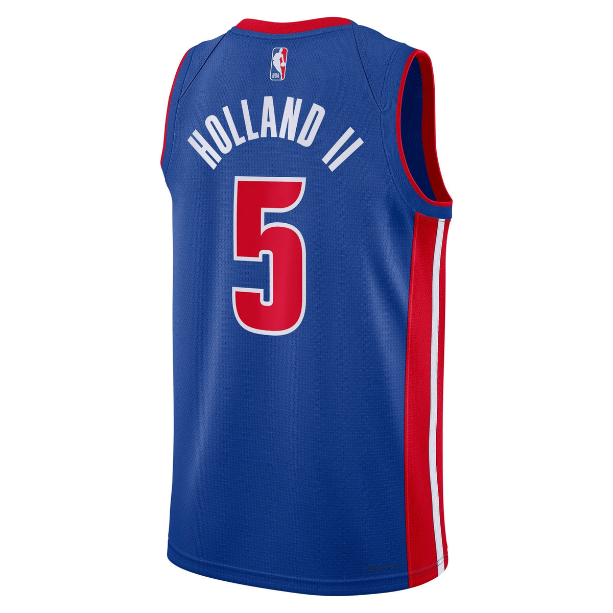 Ron Holland II Detroit Pistons 2024 Swingman Icon Jersey - Blue - Unisex product image 4, provided for visual reference and