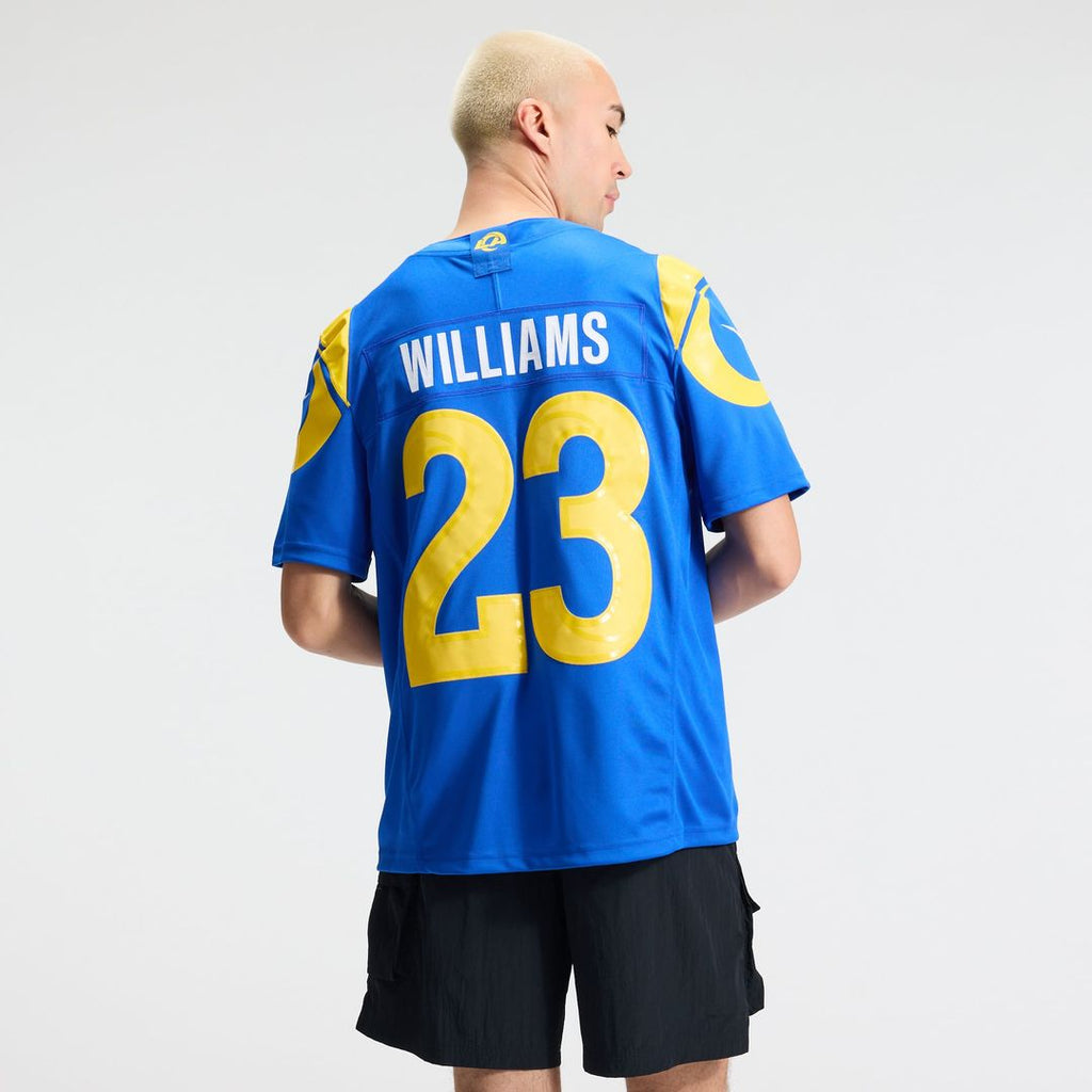 Los Angeles Rams Kyren Williams Royal Team Vapor F.U.S.E. Stitched Limited Jersey product image 17, provided for visual