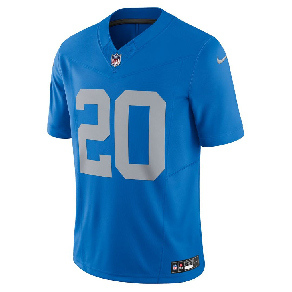 Detroit Lions Barry Sanders Blue Vapor F.U.S.E. Alternate Limited Jersey product image 2, provided for visual reference and