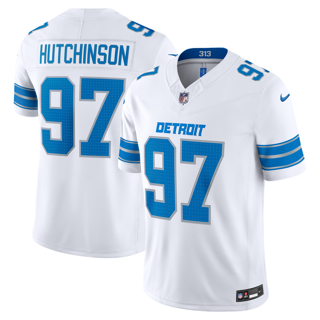 Detroit Lions Aidan Hutchinson Black Alternate Vapor F.U.S.E. Stitched Limited Jersey product image 10, provided for visual