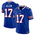 Buffalo Bills Josh Allen Royal Team Vapor F.U.S.E. Stitched Limited Jersey product image 1, provided for visual reference